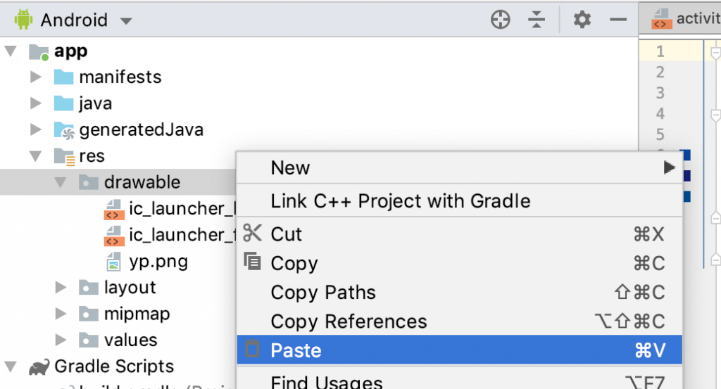 Android Studio Tutorial – Create the First Android Application