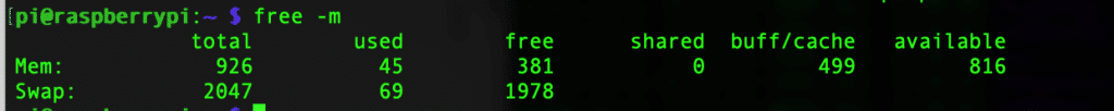 Check New Swap Configuration