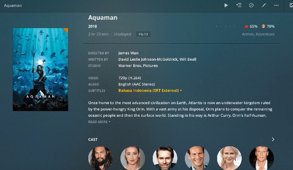 Display scanning data movies