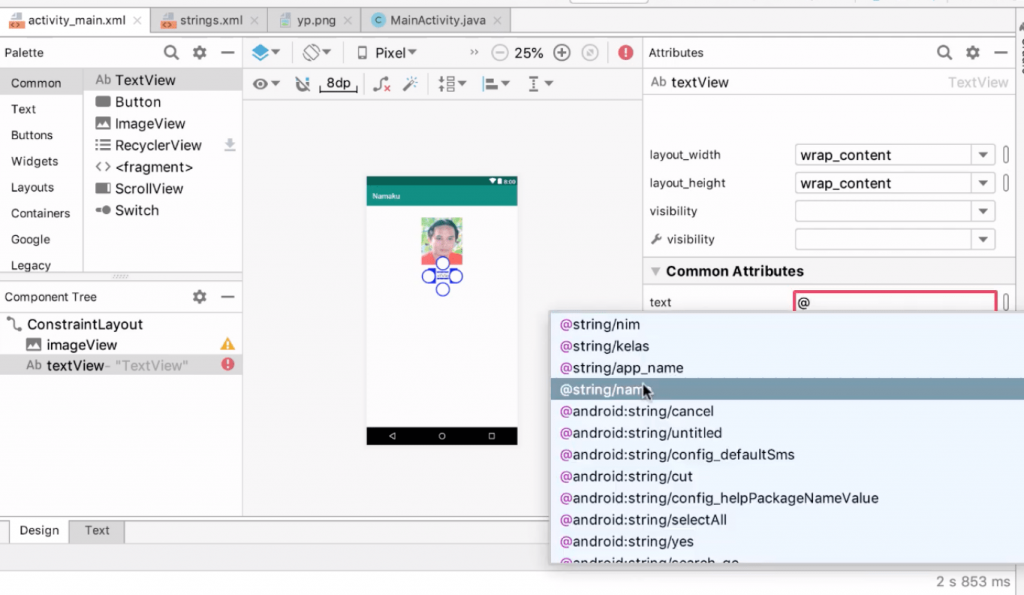 Android Studio Tutorial – Create the First Android Application