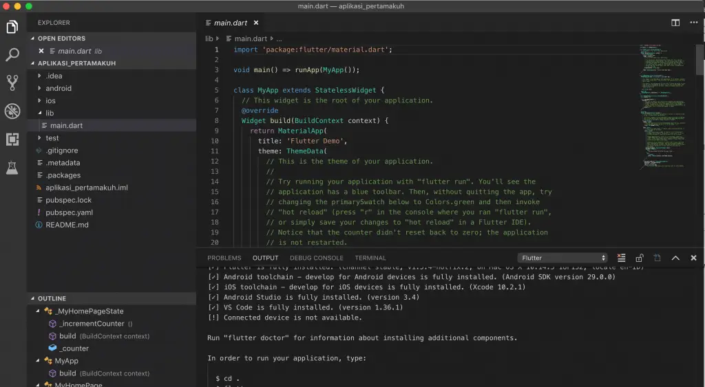 Install Flutter on Windows, Mac OS and Linux