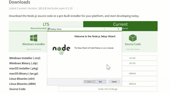 Install Node.js on Linux, Mac, and Windows