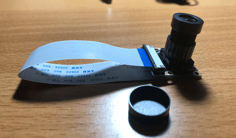 Camera with high FL and IR