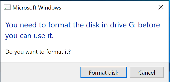 Request for Micro SD Format