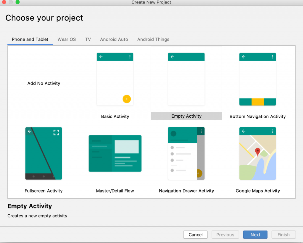Android Studio Tutorial – Create the First Android Application