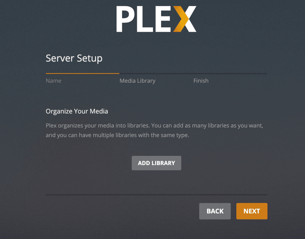 Plex Server Setup