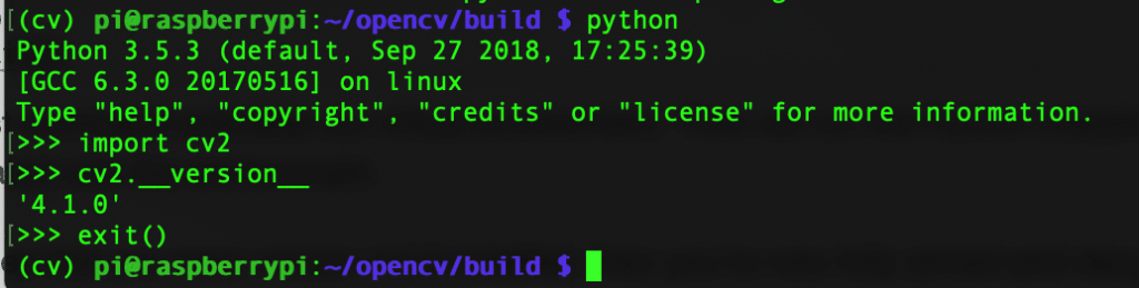 OpenCV Test Results